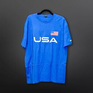 Samsung Tultex Patriotic Blue XL T-Shirt - Great!